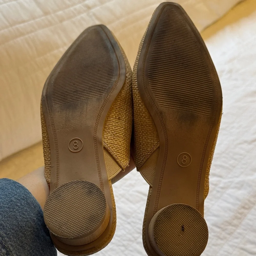 a new day Tan Woven Mules - Picture 3 of 3